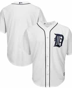 Detroit Tigers Men's Majestic White Home Cool Base Replica Jersey