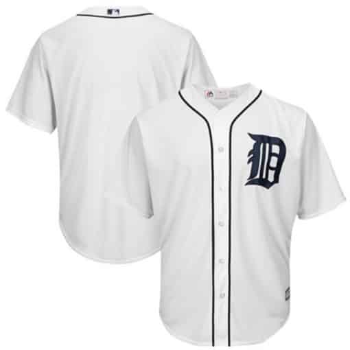 Detroit Tigers Men's Majestic White Home Cool Base Replica Jersey