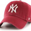 New York Yankees 47 Brand Cardinal Clean Up Adjustable Hat