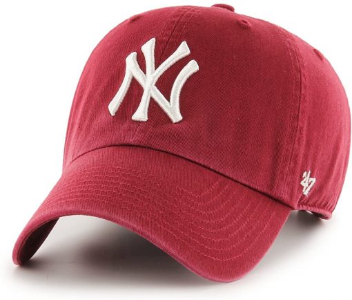 New York Yankees 47 Brand Cardinal Clean Up Adjustable Hat