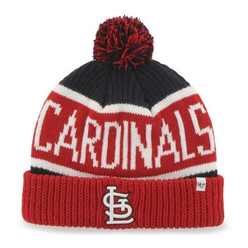 St. Louis Cardinals 47 Brand Red Calgary Cuff Knit Hat