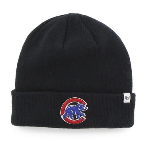 Chicago Cubs 47 Brand Navy Raised Cuff Knit Hat Detroit Game Gear