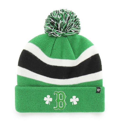 Boston Red Sox 47 Brand St Patty's Day Kelly Green Breakaway Cuff Knit Hat