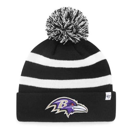 Baltimore Ravens Breakaway Cuff Knit Black 47 Brand Hat