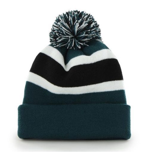 Philadelphia Eagles 47 Brand Pacific Green Breakaway Cuff Knit Hat - Image 2