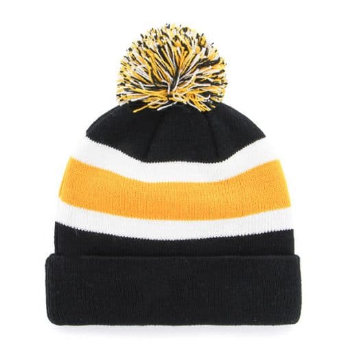 Pittsburgh Steelers 47 Brand Black Breakaway Cuff Knit Hat - Image 2