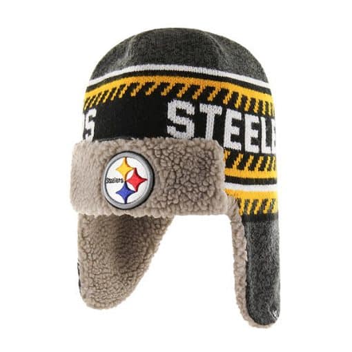 Pittsburgh Steelers 47 Brand Black Ice Knit Winter Hat