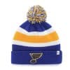 St. Louis Blues 47 Brand Royal Blue Breakaway Cuff Knit Hat