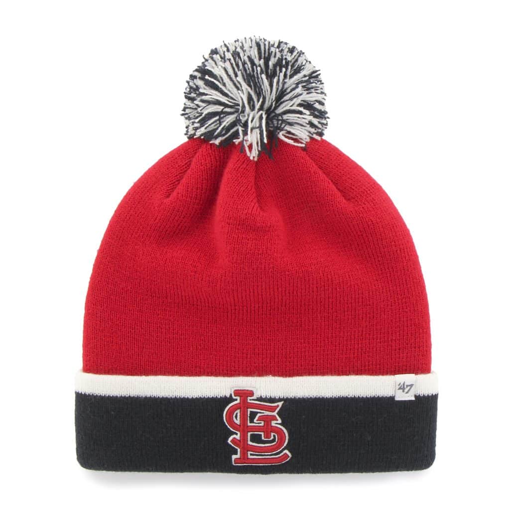 St. Louis Cardinals Baraka Two Tone Cuff Knit Red 47 Brand Hat
