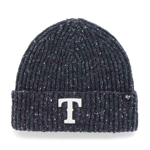 Texas Rangers Back Bay Cuff Knit Navy 47 Brand Hat
