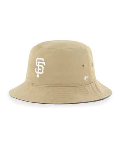 San Francisco Giants 47 Brand Khaki Chambray Ballpark Bucket Hat