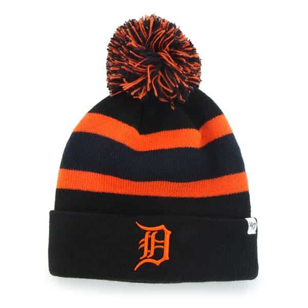 Detroit Tigers Breakaway Cuff Knit Black 47 Brand Hat