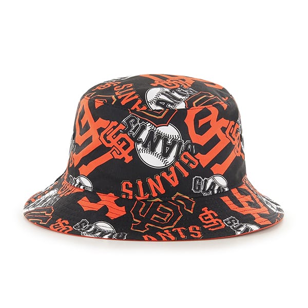 San Francisco Giants 47 Brand Black Bravado Bucket Hat - Detroit Game Gear