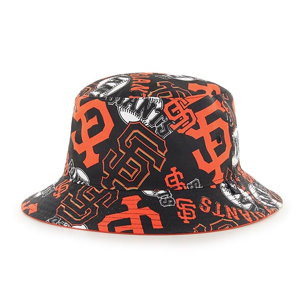 San Francisco Giants 47 Brand Black Bravado Bucket Hat - Detroit Game Gear