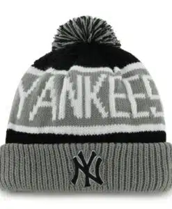 New York Yankees Calgary Cuff Knit Black 47 Brand Hat