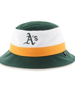 Oakland Athletics Double Line Bucket Dark Green 47 Brand Hat