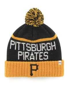 Pittsburgh Pirates Linesman Cuff Knit Black 47 Brand Hat