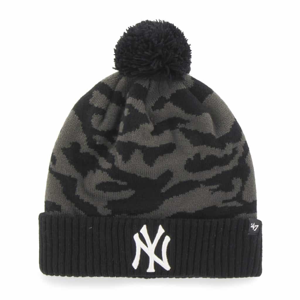 New York Yankees M Twenty Nine Cuff Knit Charcoal 47 Brand Hat