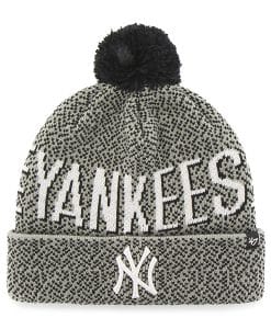 New York Yankees Mezzo Cuff Knit Gray 47 Brand Hat