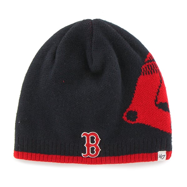 Boston Red Sox Peaks Beanie Navy 47 Brand Hat Detroit Game Gear