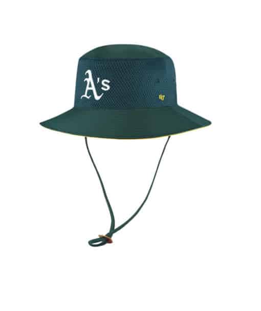 Oakland Athletics 47 Brand Panama Dark Green Bucket Hat