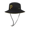 Pittsburgh Pirates 47 Brand Black Panama Bucket Hat