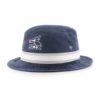 Chicago White Sox 47 Brand Cooperstown Striped Navy Bucket Hat