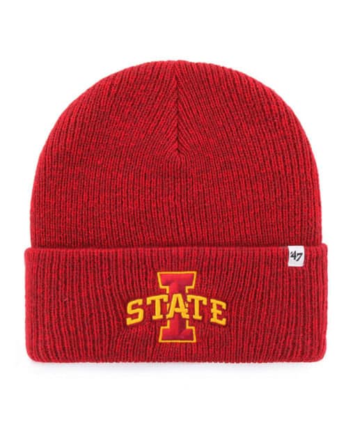 Iowa State Cyclones 47 Brand Red Brain Freeze Cuff Knit Hat