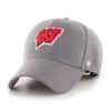 Wisconsin Badgers 47 Brand Dark Gray MVP Adjustable Hat