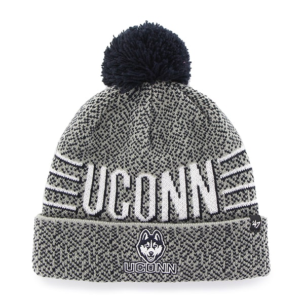 Connecticut Huskies Uconn Mezzo Cuff Knit Gray 47 Brand Hat