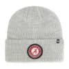 Alabama Crimson Tide 47 Brand Plainfield Gray Beanie Cuff Knit Hat