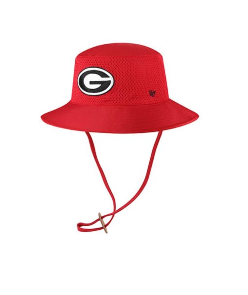 Georgia Bulldogs 47 Brand Panama Red Bucket Hat