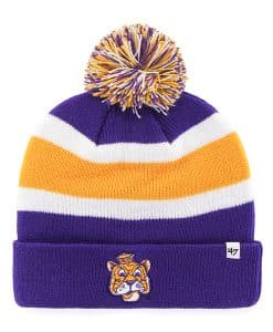 Louisiana State Tigers Lsu Breakaway Cuff Knit Purple 47 Brand Hat