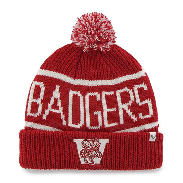 Wisconsin Badgers 47 Brand Red Calgary Winter Cuff Knit Hat