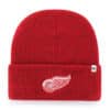 Detroit Red Wings 47 Brand Brain Freeze Red Cuff Knit Beanie Hat