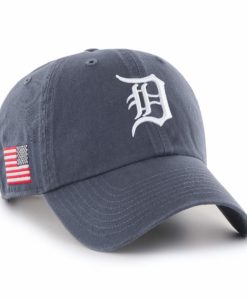 Men's '47 White Detroit Tigers Dark Tropic Hitch Snapback Hat