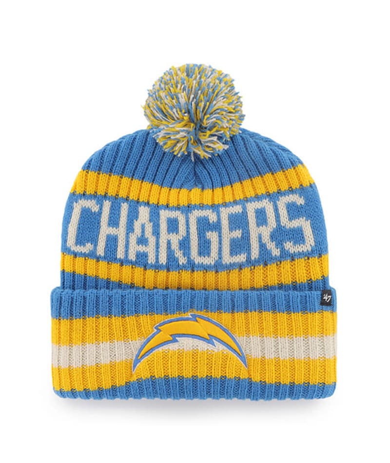 Men's St. Louis Blues '47 Blue Bering Cuffed Knit Hat with Pom