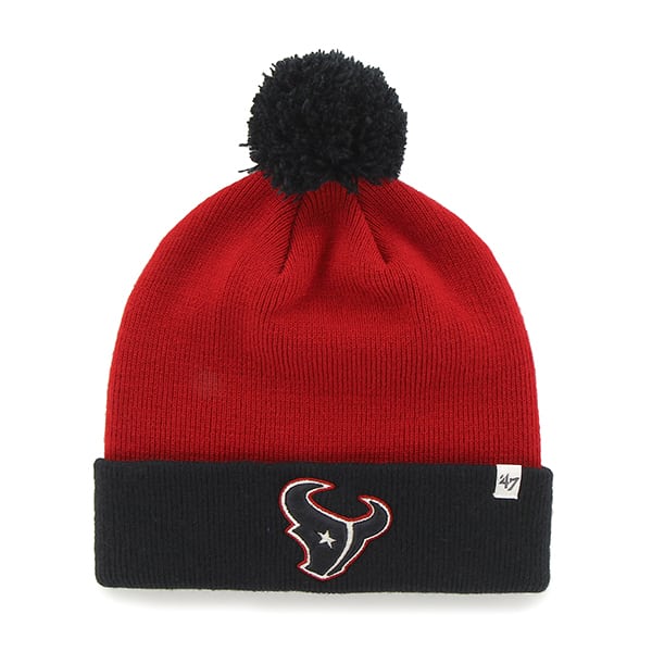 Houston Texans Bounder Cuff Knit Red 47 Brand Hat