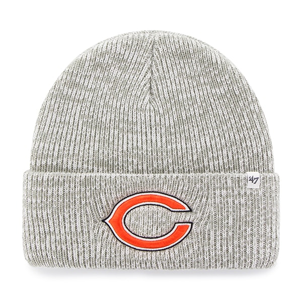 Chicago Bears Brain Freeze Cuff Knit Gray 47 Brand Hat