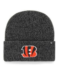 Cincinnati Bengals 47 Brand Black Brain Freeze Cuff Knit Hat