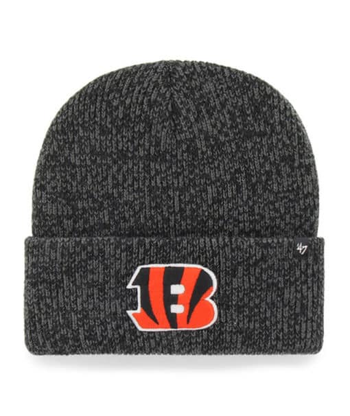 Cincinnati Bengals 47 Brand Black Brain Freeze Cuff Knit Hat