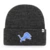 Detroit Lions 47 Brand Black Brain Freeze Cuff Knit Hat