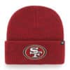 San Francisco 49ers 47 Brand Red Brain Freeze Cuff Knit Hat