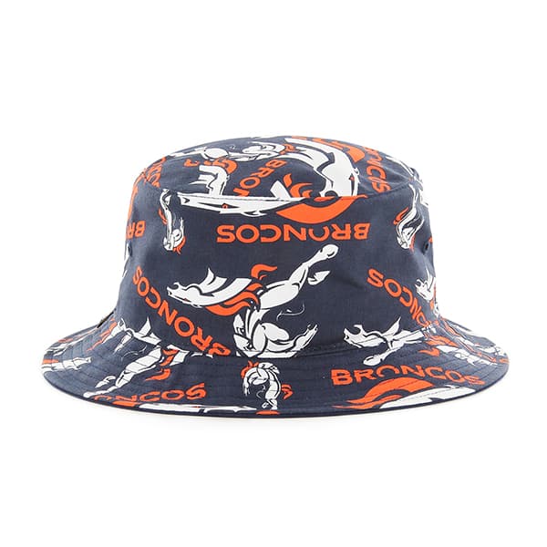 denver broncos bucket hat orange