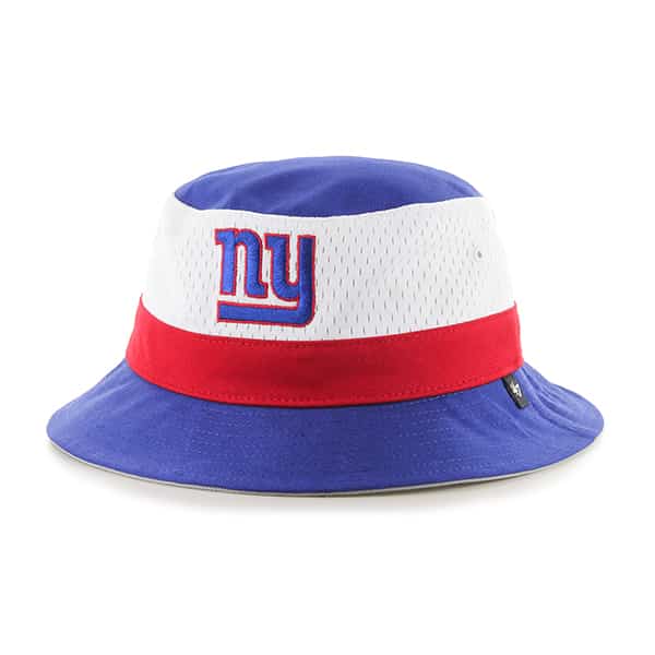 New York Giants Double Line Bucket Royal 47 Brand Hat