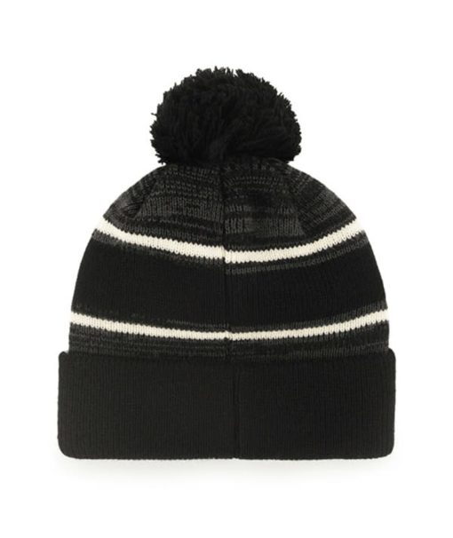Baltimore Ravens 47 Brand Black Fairfax Cuff Knit Hat - Image 2