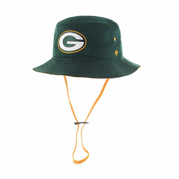 Green Bay Packers Kirby Bucket Dark Green 47 Brand Hat Detroit Game Gear