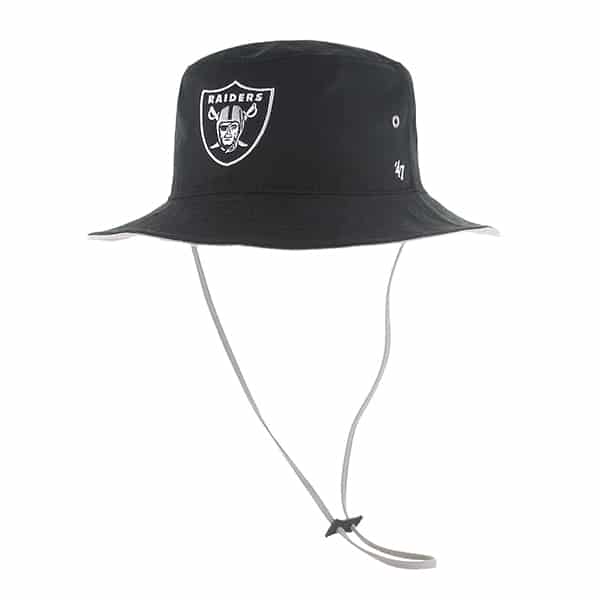 Oakland Raiders Kirby Bucket Black 47 Brand Hat