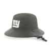 New York Giants 47 Brand Charcoal Monterey Bucket Hat