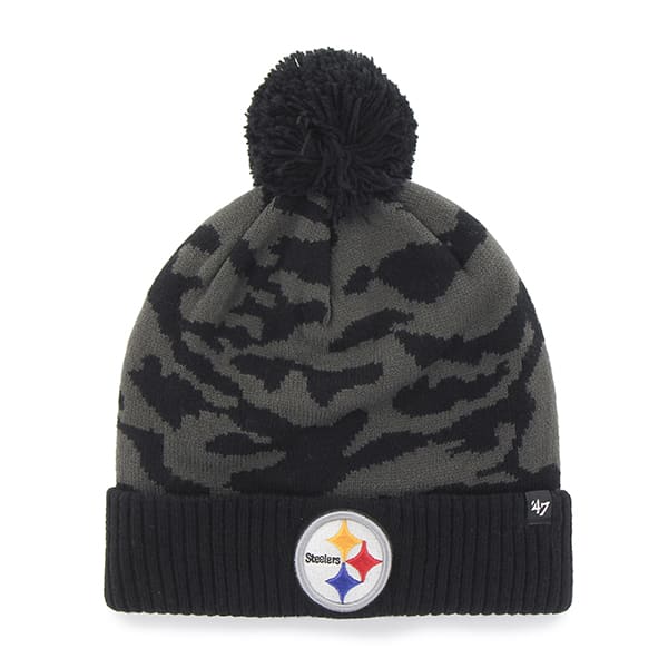 Pittsburgh Steelers M Twenty Nine Cuff Knit Charcoal 47 Brand Hat ...